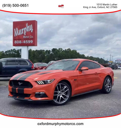 2015 Ford Mustang for sale at Murphy Motor Co of Oxford in Oxford, NC