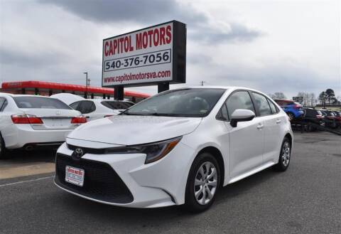 2022 Toyota Corolla for sale at Capitol Motors in Fredericksburg VA