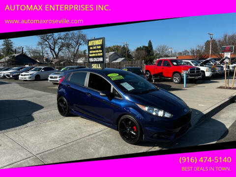 2016 Ford Fiesta for sale at AUTOMAX ENTERPRISES INC. in Roseville CA