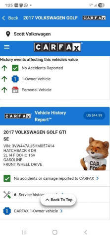 2017 Volkswagen Golf GTI SE