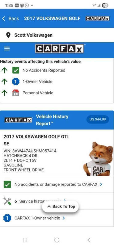 2017 Volkswagen Golf GTI SE