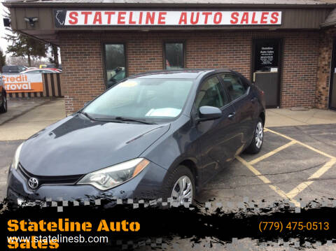 2014 Toyota Corolla for sale at Stateline Auto Sales in South Beloit IL