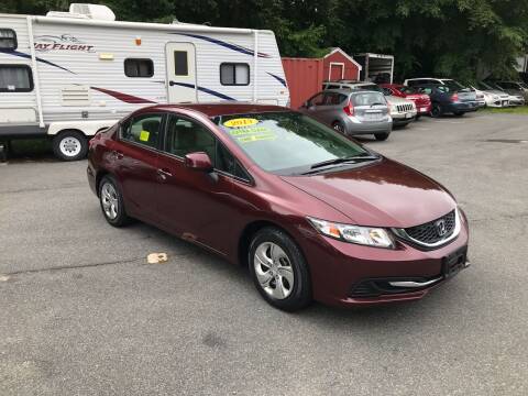 2013 Honda Civic for sale at Knockout Deals Auto Sales in West Bridgewater MA