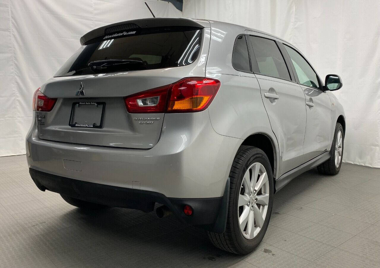 2015 Mitsubishi Outlander Sport ES 4dr Crossover CVT - Silver exterior view 9