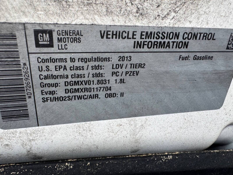 2013 Chevrolet Cruze LS Auto