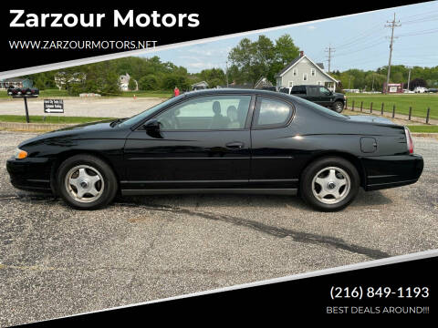 2004 Chevrolet Monte Carlo for sale at Zarzour Motors in Chesterland OH
