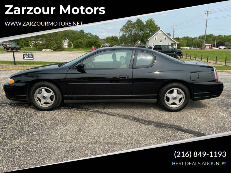 2004 Chevrolet Monte Carlo for sale at Zarzour Motors in Chesterland OH