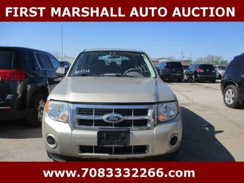 2010 Ford Escape for sale at First Marshall Auto Auction in Harvey IL