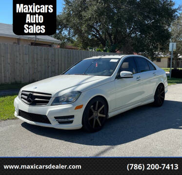 2012 Mercedes-Benz C-Class for sale at Maxicars Auto Sales in West Park FL