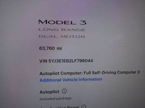 2020 Tesla Model 3 Long Range