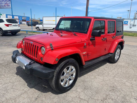 2014 Jeep Wrangler Unlimited for sale at Superior Used Cars LLC in Claremore OK