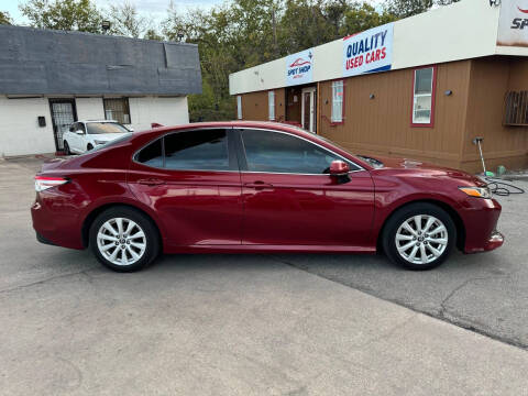 2019 Toyota Camry for sale at SPOT SHOP AUTO LLC in Austin TX