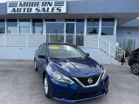 2019 Nissan Sentra for sale at Modern Auto Sales in Hollywood FL