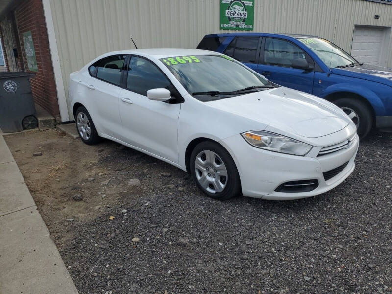 2015 Dodge Dart for sale at A&R Auto Sales and Services LLC in Connersville IN