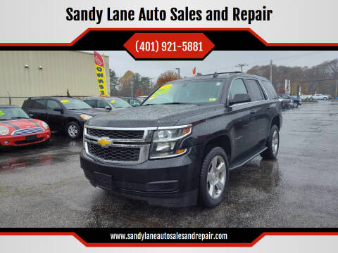 2015 Chevrolet Tahoe for sale at Sandy Lane Auto Sales and Repair in Warwick RI