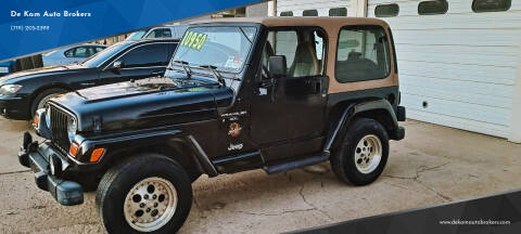 1998 Jeep Wrangler for sale at De Kam Auto Brokers in Colorado Springs CO