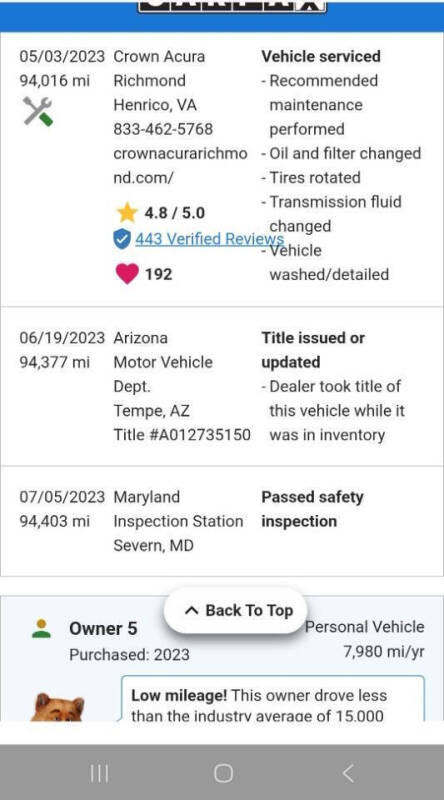 2014 Acura RLX w/Tech