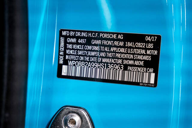 2017 Porsche 911 Targa 4 GTS