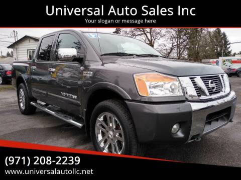 2012 Nissan Titan for sale at Universal Auto Sales in Salem OR