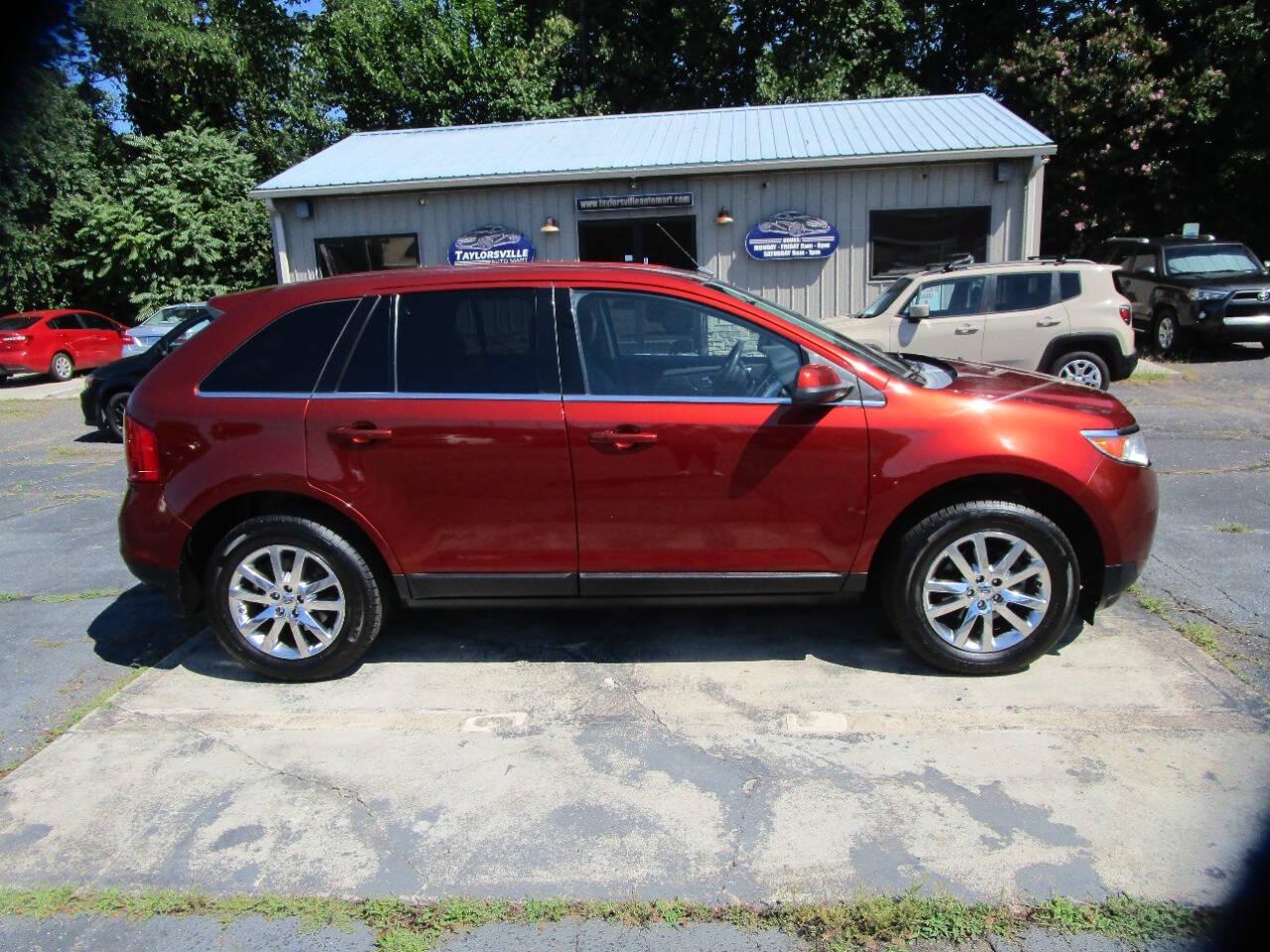 Orange 2014 Ford Edge SUV / Crossover Front-Wheel Drive 6-Speed Automatic