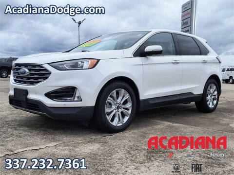 2021 Ford Edge for sale at ACADIANA DODGE CHRYSLER JEEP in Lafayette LA