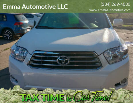 2008 Toyota Highlander for sale at Emma Automotive LLC in Montgomery AL