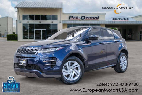 2021 Land Rover Range Rover Evoque for sale at European Motors Inc in Plano TX