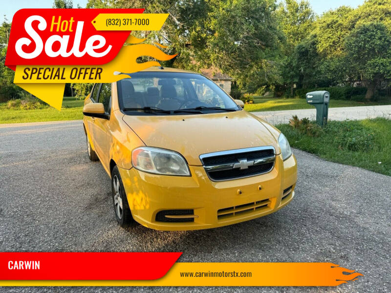 2011 Chevrolet Aveo for sale at CARWIN in Katy TX