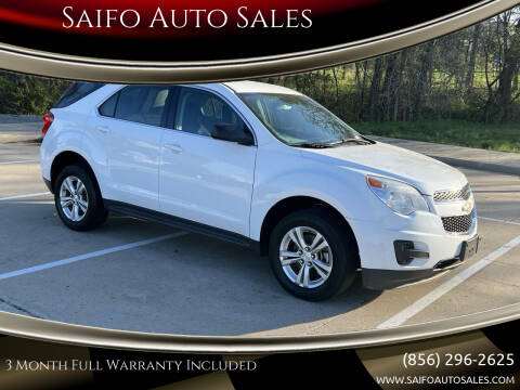 2013 Chevrolet Equinox for sale at Saifo Auto Sales in Delran NJ