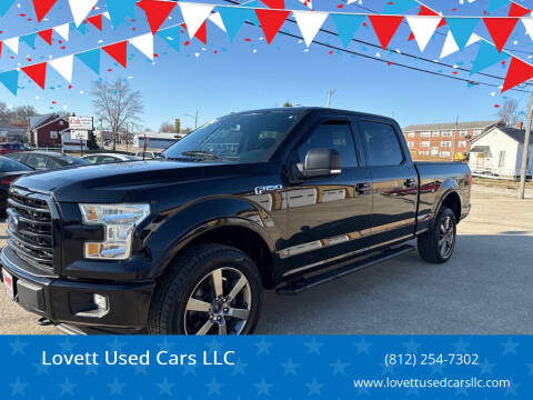 2016 Ford F-150 for sale at Lovett Used Cars LLC in Washington IN