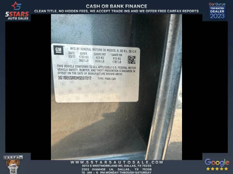 2017 Chevrolet Cruze LT Auto