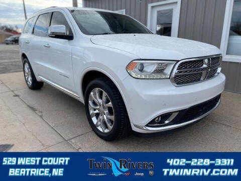2018 Dodge Durango for sale at TWIN RIVERS CHRYSLER JEEP DODGE RAM in Beatrice NE
