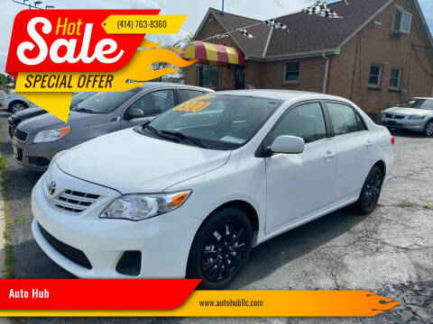 2013 Toyota Corolla for sale at Auto Hub in Greenfield WI