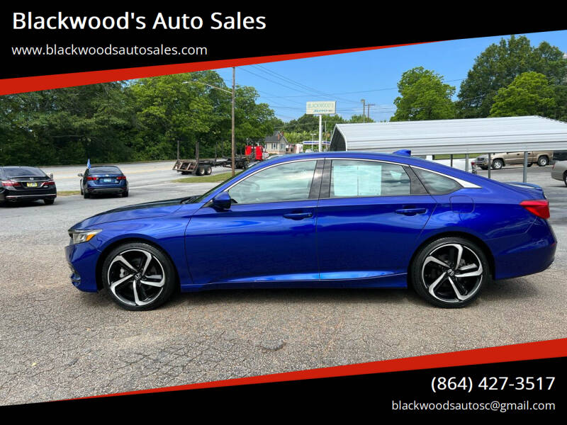 2019 Honda Accord for sale at Blackwood's Auto Sales in Union SC