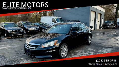 2012 Honda Accord for sale at ELITE MOTORS in West Haven CT