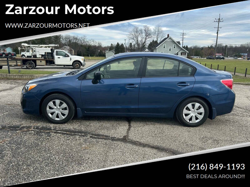 2013 Subaru Impreza for sale at Zarzour Motors in Chesterland OH