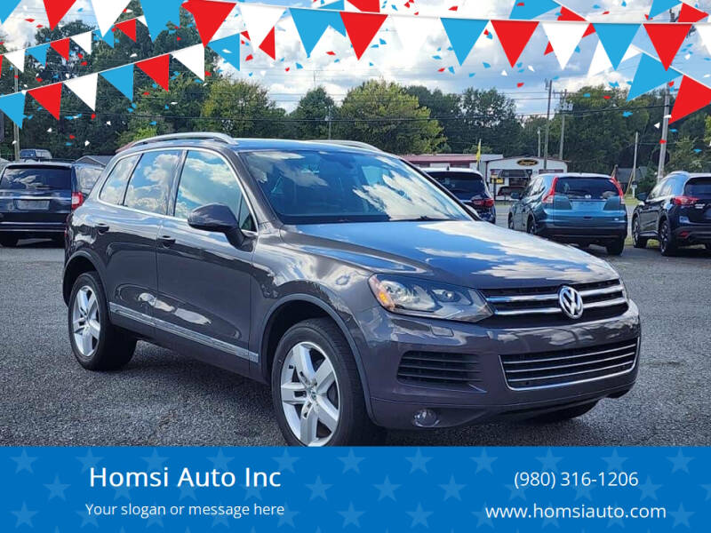 2013 Volkswagen Touareg for sale at Homsi Auto Inc in Kannapolis NC