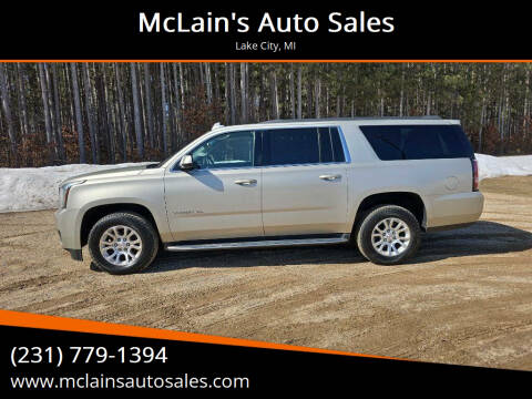 2017 GMC Yukon XL for sale at McLain's Auto Sales in Lake City MI