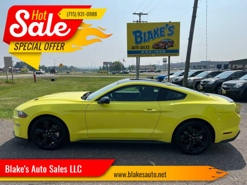 2021 Ford Mustang for sale at Blake's Auto Sales LLC in Rice Lake WI