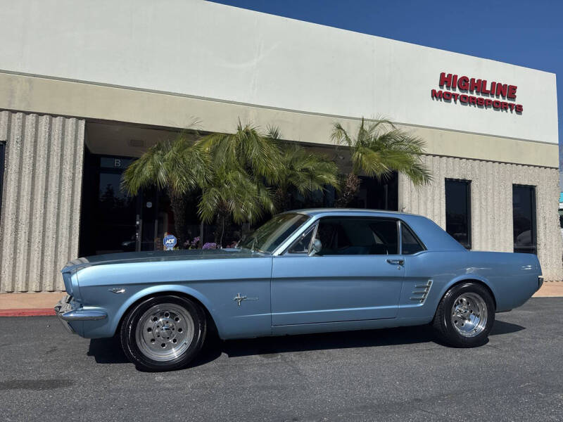 1966 Ford Mustang for sale at HIGH-LINE MOTOR SPORTS in Brea CA