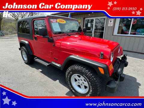 2004 Jeep Wrangler for sale at Johnson Car Company llc in Crown Point IN