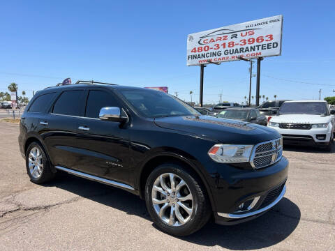 2017 Dodge Durango for sale at Carz R Us LLC in Mesa AZ