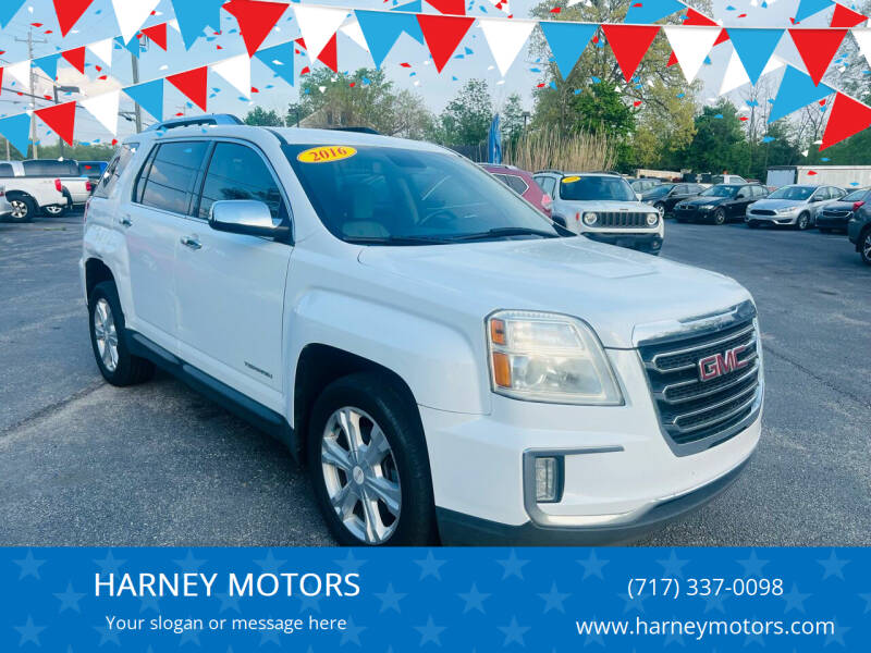 2016 GMC Terrain for sale at HARNEY MOTORS in Gettysburg PA