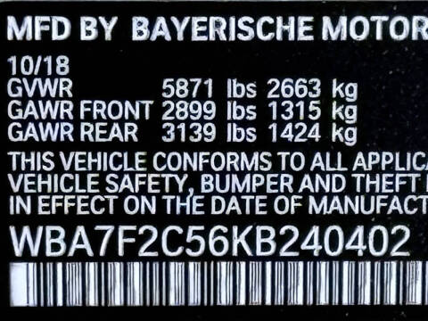 2019 BMW 7 Series 750i xDrive