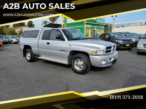 2002 Dodge Ram Pickup 2500 for sale at A2B AUTO SALES in Chula Vista CA