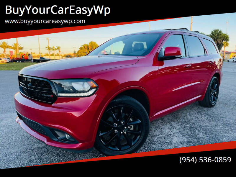 2017 Dodge Durango for sale at BuyYourCarEasyWp in West Park FL