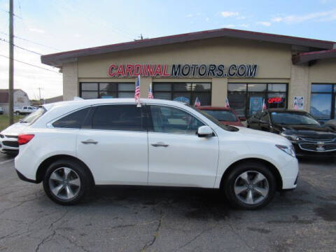 2016 Acura MDX for sale at Cardinal Motors in Fairfield OH