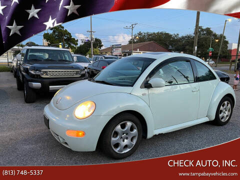 2002 Volkswagen New Beetle for sale at CHECK AUTO, INC. in Tampa FL