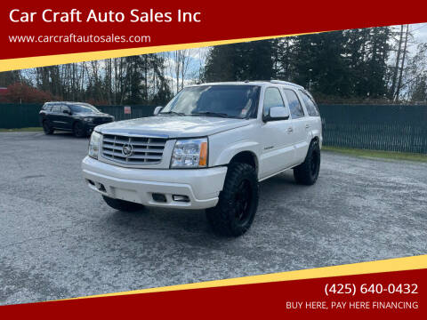 2005 Cadillac Escalade for sale at Car Craft Auto Sales Inc in Lynnwood WA