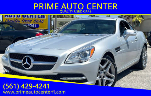 2012 Mercedes-Benz SLK for sale at PRIME AUTO CENTER in Palm Springs FL